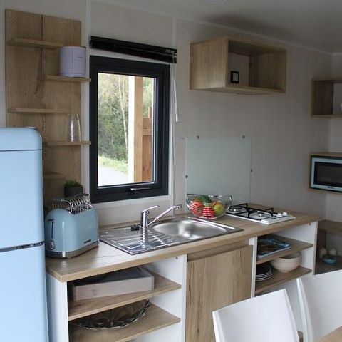 MOBILHOME 5 personnes - CABANE GLAMPING 2ch - 5 pers - sans sanitaire - 22m2