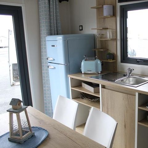 MOBILHOME 5 personnes - CABANE GLAMPING 2ch - 5 pers - sans sanitaire - 22m2