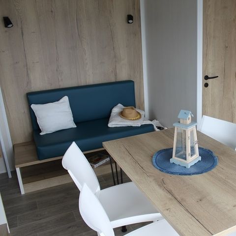 MOBILHOME 4 personnes - CABANE GLAMPING 2ch 5pers - SANS SANITAIRE - 22m2