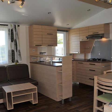 MOBILHOME 4 personnes - LOGGIA CLASSIC 30m² - terrasse couverte