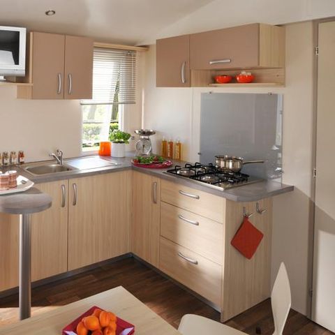 MOBILHOME 4 personnes - LOGGIA CLASSIC - terrasse non couverte