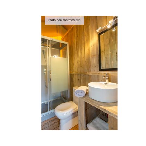 TENTE TOILE ET BOIS 4 personnes - Tente Lodge