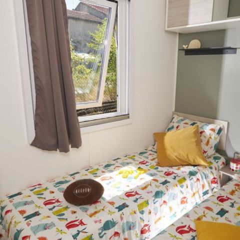 MOBILHOME 6 personnes - Espace Premium 32/33m² + Clim + TV + Terrasse Couverte