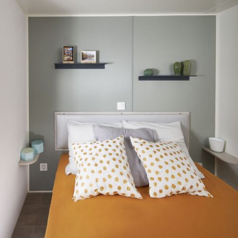 MOBILHOME 6 personnes - Espace Premium 32/33m² + Clim + TV + Terrasse Couverte