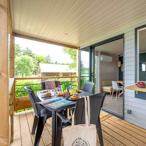 MOBILHOME 4 personnes - Ciela Privilège Bay - 2 chambres - Vue sur le lac - barbecue