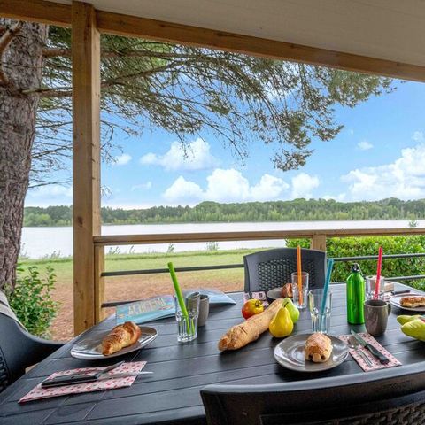 MOBILHOME 4 personnes - Ciela Privilège Bay - 2 chambres - Vue sur le lac - barbecue