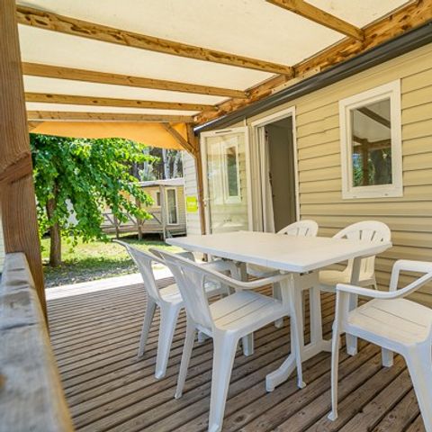 MOBILHOME 4 personnes - Classic | 2 Ch. | 4 Pers. | Terrasse Surélevée | Clim.