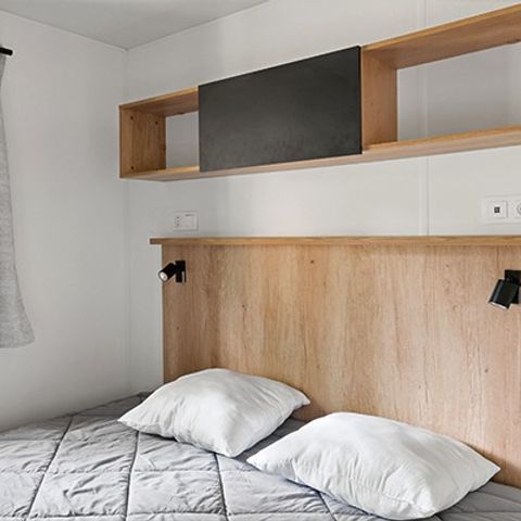MOBILHOME 6 personnes - Ultimate | 3 Ch. | 6 Pers. | Terrasse surélevée | 2 SDB | Clim. | TV