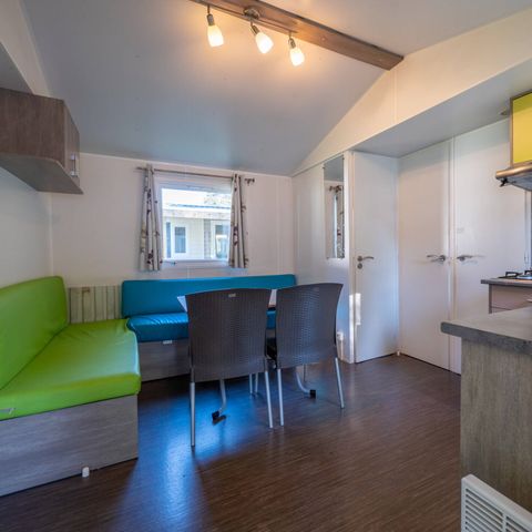 MOBILHOME 6 personnes - Comfort | 3 Ch. | 6 Pers. | Terrasse surélevée | Clim.