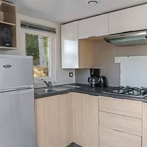 MOBILHOME 4 personnes - Premium | 2 Ch. | 4 Pers. | Terrasse surélevée | Clim. | TV