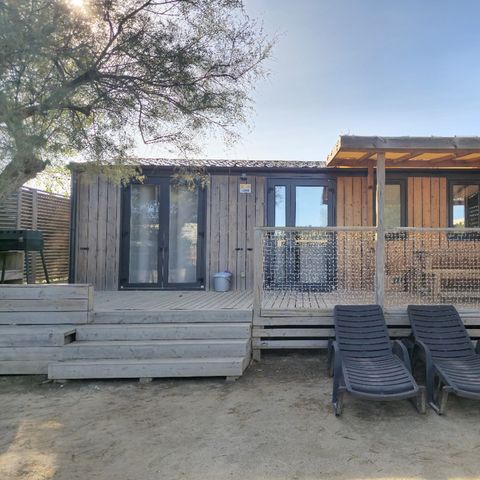 MOBILHOME 6 personnes - Premium Exclusive | 3 Ch. | 6 Pers. | Terrasse surélevée | Clim. | TV