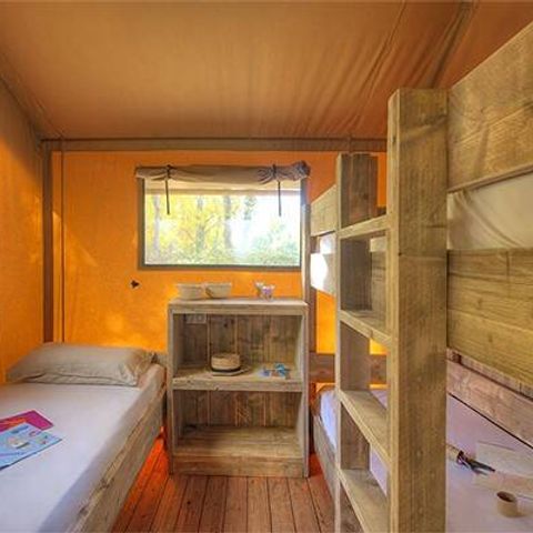 BUNGALOW 5 personnes - Tente Safari Lodge | 2 Ch. | 4/5 Pers. | Terrasse simple