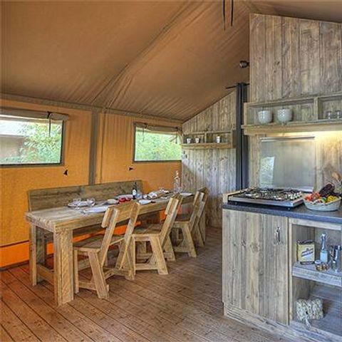 BUNGALOW 5 personnes - Tente Safari Lodge | 2 Ch. | 4/5 Pers. | Terrasse simple