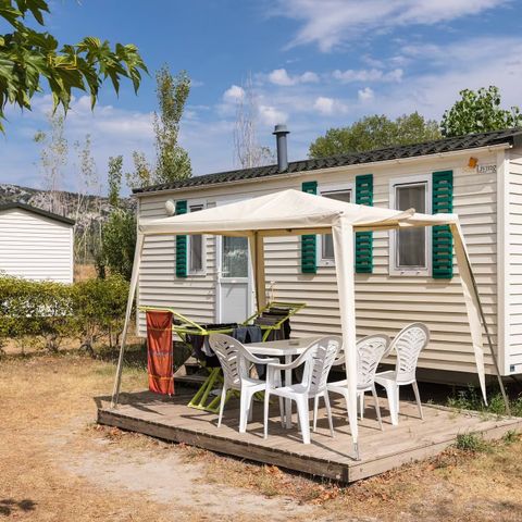 MOBILHOME 4 personnes - Comfort | 2 Ch. | 4 Pers. | Terrasse simple | Clim.