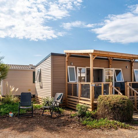 MOBILHOME 8 personnes - Mobil-home | Premium | 3 Ch. | 6/8 Pers. | Terrasse Lounge | 1 SDB | Clim. | TV