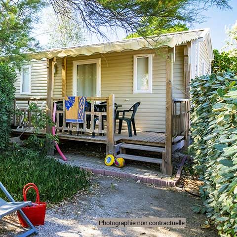MOBILHOME 6 personnes - Confort terrasse semi-couverte (C7T)