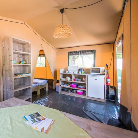 TENTE TOILE ET BOIS 6 personnes - Bulot