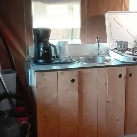TENTE TOILE ET BOIS 6 personnes - Lodgetent type SL+