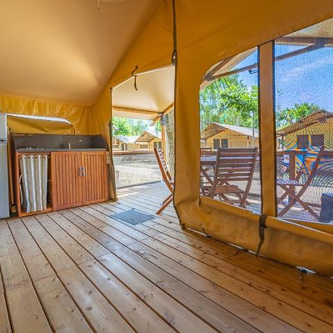 MOBILHOME 5 personnes - Tente Super Lodge | 2 Ch. | 4/5 Pers. | Sans SDB