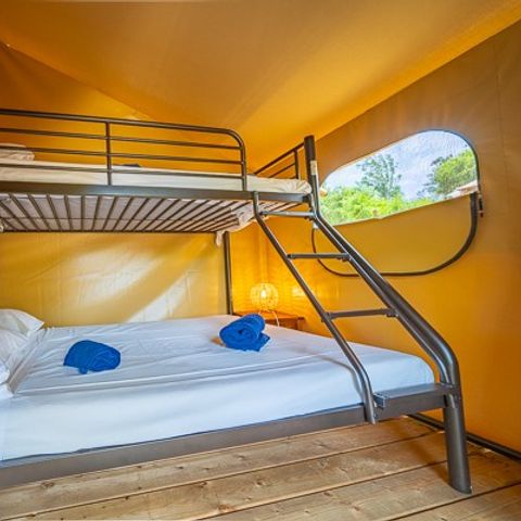 TENTE TOILE ET BOIS 5 personnes - Tente Super Lodge | 2 Ch. | 4/5 Pers. | Sans SDB