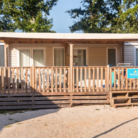 MOBILHOME 6 personnes - Comfort | 3 Ch. | 6 Pers. | Terrasse surélevée | Clim.