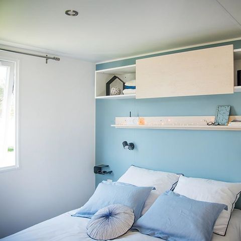 MOBILHOME 5 personnes - Comfort XL | 3 Ch. | 5 Pers. | Terrasse Lounge | Clim. | TV