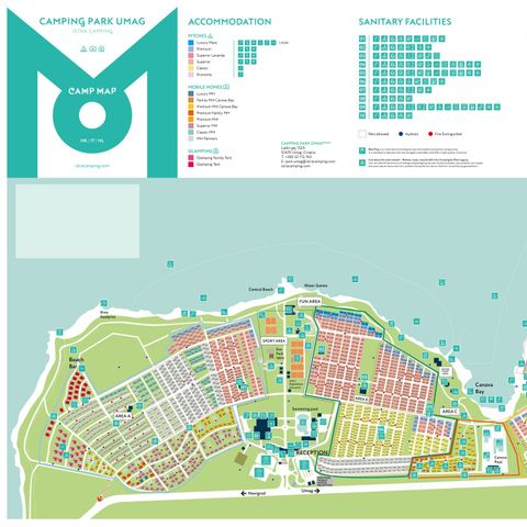 Tente en toile et en bois 4 personnes - Park Umag - Tente Safari Confort