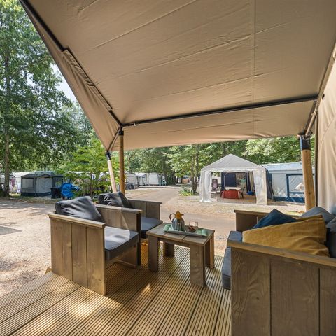 TENTE TOILE ET BOIS 4 personnes - Park Umag - Tente Safari Confort + climatisation