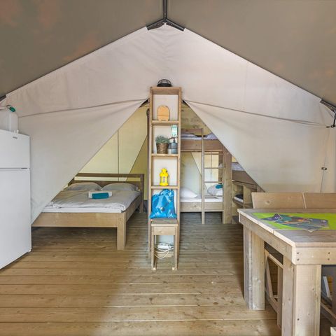 TENTE TOILE ET BOIS 4 personnes - Park Umag - Tente Safari Confort + climatisation