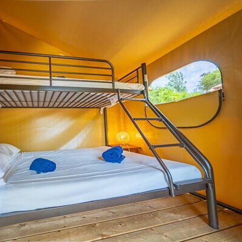 LODGE 5 personnes - Tente Super Lodge | 2 Ch. | 4/5 Pers. | Terrasse Simple | Sans SDB