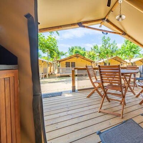 LODGE 5 personnes - Tente Super Lodge | 2 Ch. | 4/5 Pers. | Terrasse Simple | Sans SDB