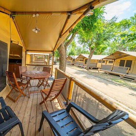 LODGE 5 personnes - Tente Super Lodge | 2 Ch. | 4/5 Pers. | Terrasse Simple | Sans SDB