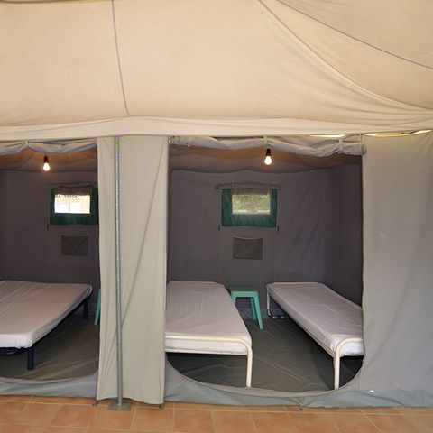 BUNGALOW TOILÉ 4 personnes - Caraibe, sans sanitaires