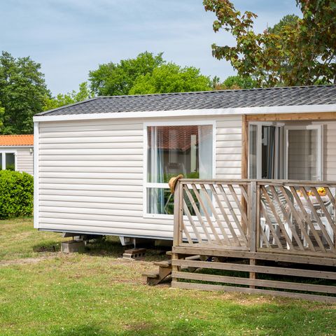 MOBILHOME 6 personnes - Comfort | 2 Ch. | 4/6 Pers. | Terrasse simple | Clim.