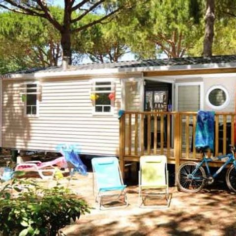 MOBILHOME 5 personnes - Mobil-home | Comfort | 2 Ch. | 5 Pers. | Terrasse Simple | 1 SDB | Clim.