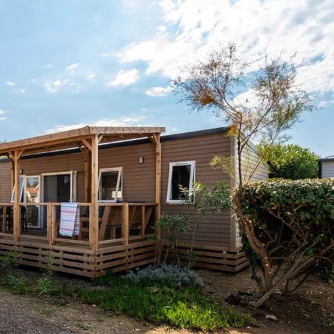 MOBILHOME 6 personnes - Comfort | 3 Ch. | 6 Pers. | Terrasse simple | Clim.