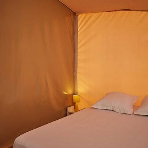 TENTE TOILE ET BOIS 4 personnes - Tente Super Lodge | Comfort | 2 Ch. | 4 Pers. | Sans SDB