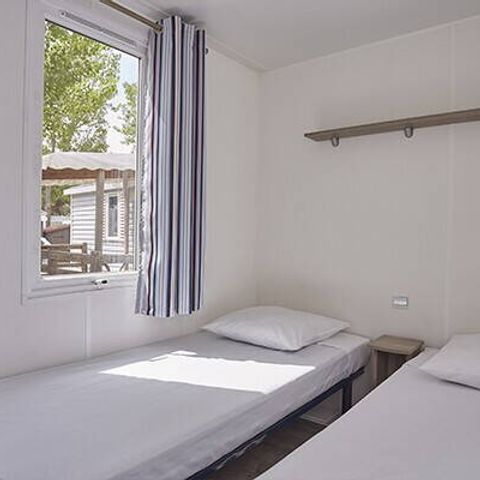 MOBILHOME 6 personnes - Comfort | 2 Ch. | 4/6 Pers. | Terrasse surélevée | Clim.