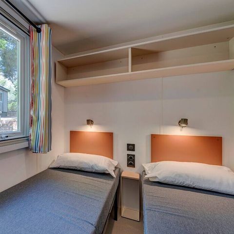 MOBILHOME 6 personnes - Mobil-home | Comfort | 2 Ch. | 4/6 Pers. | Terrasse surélevée | Clim. | TV