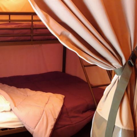 Tente en toile et en bois 5 personnes - Lodge Victoria