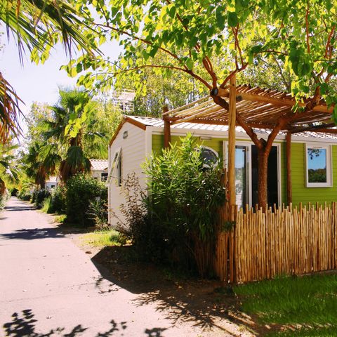 MOBILHOME 6 personnes - YUCATAN - 3 chambres - TV - CLIM - PLANCHA
