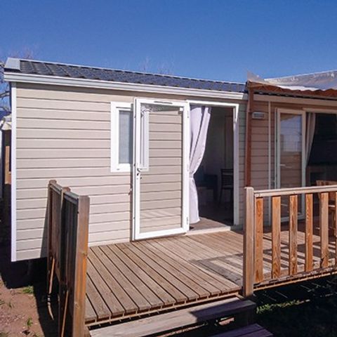 MOBILHOME 4 personnes - Comfort | 2 Ch. | 4 Pers. | Terrasse surélevée | Clim.