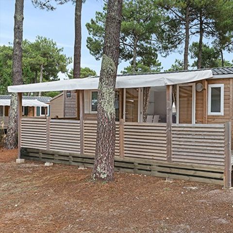 MOBILHOME 6 personnes -  Comfort XL | 3 Ch. | 6 Pers. | Terrasse surélevée | Clim.