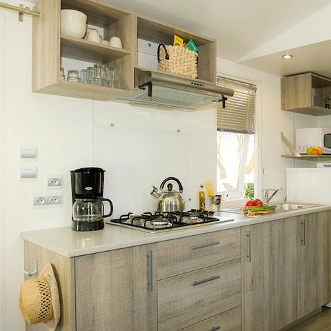 MOBILHOME 4 personnes - Comfort XL | 2 Ch. | 4 Pers. | Terrasse surélevée | Clim.