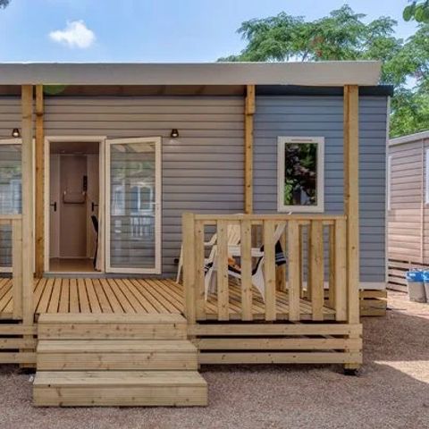 MOBILHOME 6 personnes - Comfort XL | 2 Ch. | 4/6 Pers. | Terrasse surélevée | Clim.