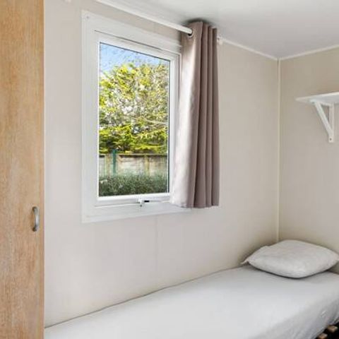 MOBILHOME 6 personnes - Comfort | 2 Ch. | 4/6 Pers. | Terrasse surélevée | 1 SDB | Clim. | TV