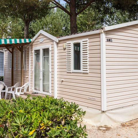 MOBILHOME 6 personnes - Mobil-home | Comfort | 3 Ch. | 6 Pers. | Terrasse surélevée | Clim. | TV