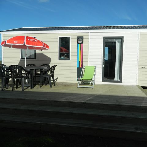 MOBILHOME 6 personnes - Mobil home Confort 28 à 31m² (3 chambres) + Terrasse 6/8 pers