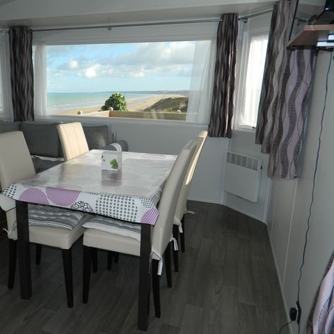 MOBILHOME 6 personnes - Mobil home Premium 38m² (2 chambres) + Terrasse - vue mer + Accès vélo maritime 4/6 pers