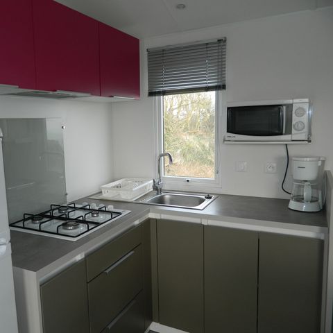MOBILHOME 8 personnes - Mobil home Premium 36m² (3 chambres) + Terrasse - vue mer 6/8 pers